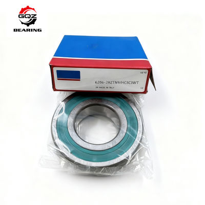 kupić 6206‐2RZTN9/HC5C3WT Hybrid Ceramic Deep Groove Ball Bearing 30 × 62 × 16 mm dla silnika napędzanego przez inwerter produkcja online