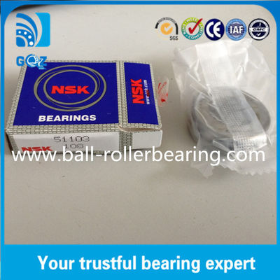 OD 30mm Teel Cage Ball Thrust Bearings 51103 Ciężkie ładunki Certyfikacja ISO9001