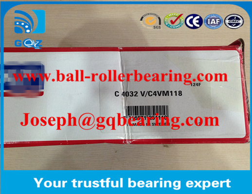 C 4032 V/C4VM118 Toroidalne kołowe łożyska rolkowe o niskim poziomie hałasu 160 X 240 X 80 mm