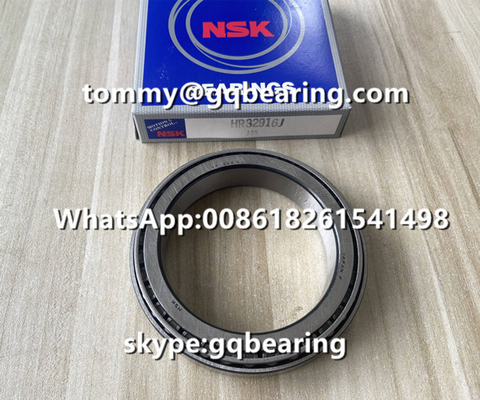 GCR15 Materiał stalowy NSK HR32916J Końcowe łożyska walcowe HR 32916 J łożyska wrzutowe