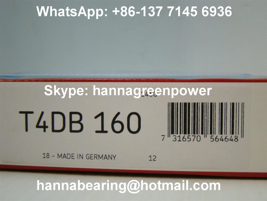 T4DB160 Tynny typ T4DB160 Twarde obciążenie Taper Roller Bearing 160x220x32mm