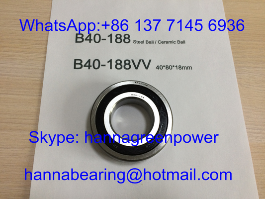 B40-188VV 15000RPM Stalowe łożyska kulkowe B40-188-2RS łożyska silnika dużych prędkości 40*80*18mm