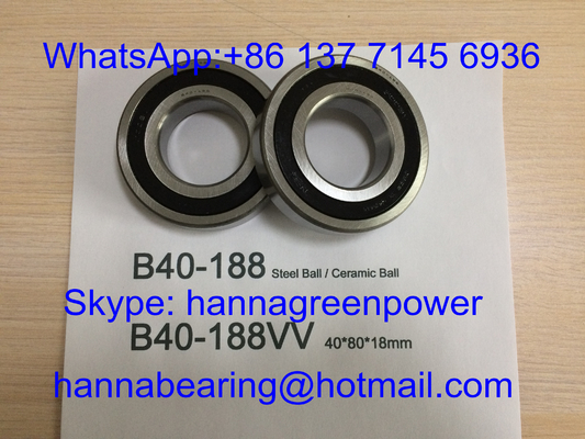 B40-188VV 15000RPM Stalowe łożyska kulkowe B40-188-2RS łożyska silnika dużych prędkości 40*80*18mm