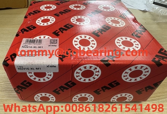 FAG NU416 NU416-XL-M1 Klatka miedziana łożyska cylindryczne 80 mm Wylęg 200 mm średnica zewnętrzna