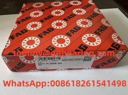 Ocieplona klatka metalowa FAG 6312-H-2RSR-SN-C3 z głęboką rowką kulkową 60x130x31mm