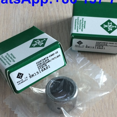 HK1516AS1 Otwarte łożyska metryczne z igłą do kubków z otworem smarowym 15x21x16mm