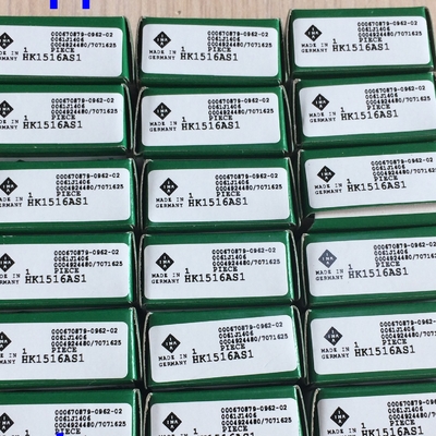 HK1516AS1 Otwarte łożyska metryczne z igłą do kubków z otworem smarowym 15x21x16mm