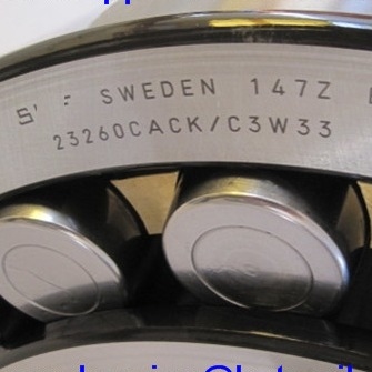 23260CACK/C3W33 Klatka miedziana, łożysk kołowy 23260CC 300x540x192mm