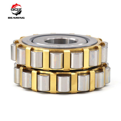 NJ208EM Single Row Cylindrical Roller Bearing Brass Cage 40x80x18mm For Reducer Motor Industrial Machinery