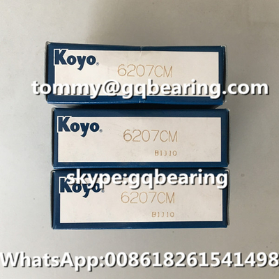 Gcr15 Materiał stalowy Japonia Genuine KOYO 6207 6207CM Jednorzędowe łożyska kulkowe głębokie