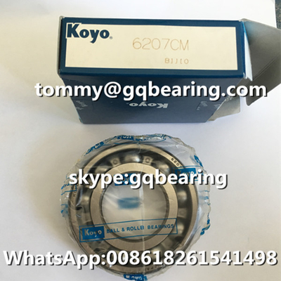 Gcr15 Materiał stalowy Japonia Genuine KOYO 6207 6207CM Jednorzędowe łożyska kulkowe głębokie