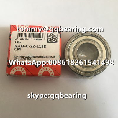 Portugalia oryginalny FAG 6203-C-2Z-L138 CM Głęboki łożysk kulkowy 6203-C-2Z