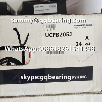 Materiał z żeliwa odlewanego FYH UCFB207J 3-bolt Flanged Pillow Block Ball Bearing UCFB207