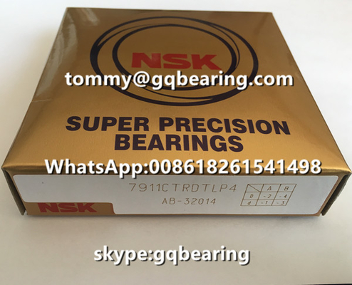 Aplikacja CNC Spindle NSK 7911CTRDTLP4 Super Precision Angular Contact Ball Bearing
