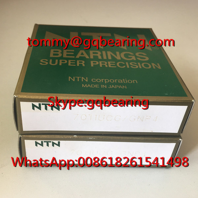 P4 Precyzja NTN 7011UCG/GNP4 Super Precision Angular Contact Ball Bearing 55*90*18mm