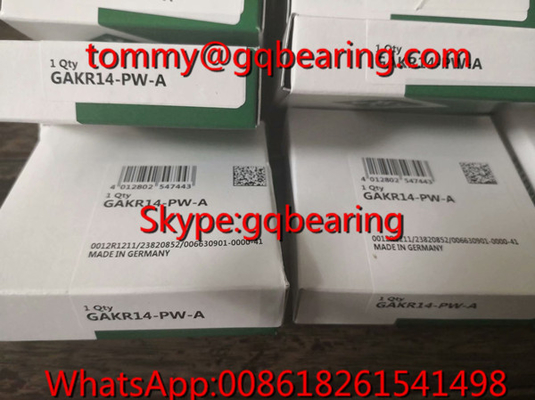 Gcr15 stal Materiał Niemcy Pochodzenie INA GAKL14-PW-A Rod End Bearing GAKL14- PW- A Sferyczne łożyska płaskie