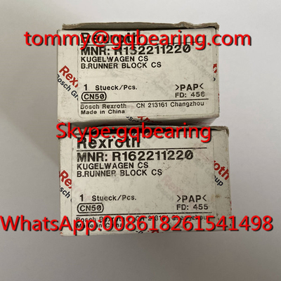 Materiał ze stali węglowej Rexroth R205E71320 Runner Block KWE-030-SNH-C1-H-1 Ball Rail RunnerBlock