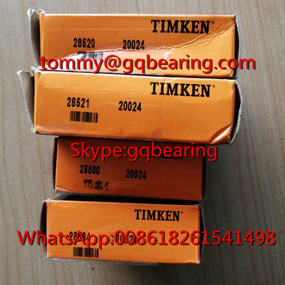 Gcr15 Stalowy materiał TIMKEN 28580/28520 Calowe łożyska zwalniane