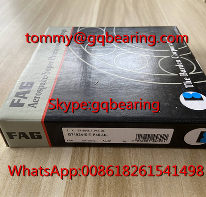 25 stopni kąt kontaktu FAG B71924-E-T-P4S-UL Super Precision Angular Contact Ball Bearing