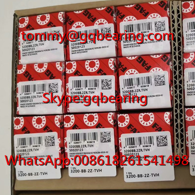 Słowacja Pochodzenie FAG 3203-BD-XL-2Z-TVH Klatka nylonowa Podwójny rzęd kątowy łożysk kulkowy 3203-BD-2Z-TVH łożysk