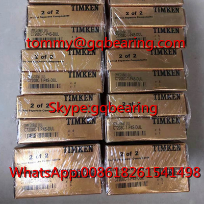 TIMKEN B7208C-T-P4S-DUL Super Precision Angular Contact Ball Bearing 40x80x18mm Kąt kontaktu 15 stopni