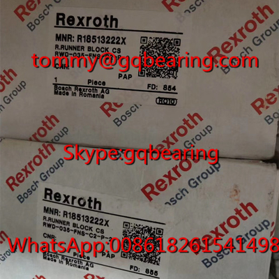 Rexroth R185133110 Roller Rail Runner Block Bosch R185133110 łożyska liniowe