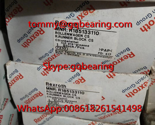 Rexroth R185133110 Roller Rail Runner Block Bosch R185133110 łożyska liniowe